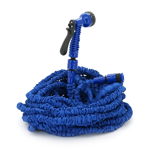 Шланг Садовий 25-75м / 250ft + розпилювач, насадка на кран, Blue / Green, Box