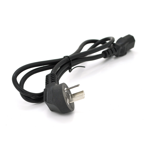 Кабель живлення CN-3 1.2m, 0.5mm, PC-184 / 2 CPCS-C13 3 pin (китайський роз'єм), Black, OEM Q25