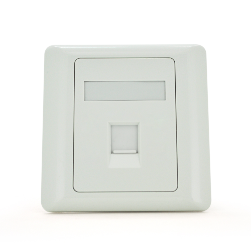Рамка 86х86 під 1 модуль Keystone Jack RJ-45 кат.5E UTP, 1-port Q100
