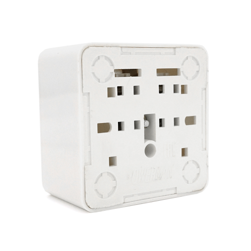 Розетка із заземленням накладна для зовнішнього монтажу, White, Q30