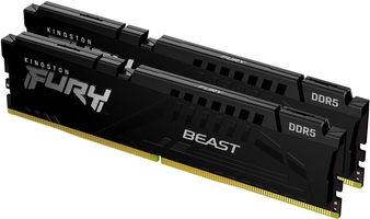Модуль памяті DDR5 2x16384Mb 6000MHz Kingston Fury Beast Black (KF560C36BBE2K2-32)