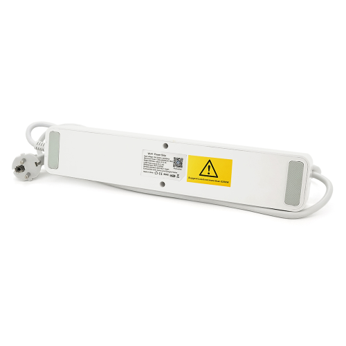 Мережевий фільтр з керуванням через WiFi, 3 Розетки + 4 USB, 2 м, перетин 3х0,75мм, Black / White, Box