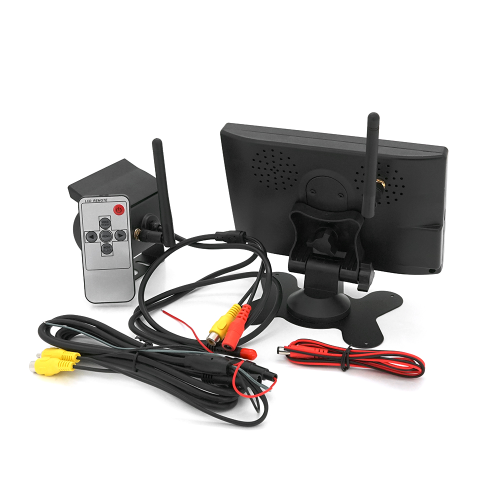 7-дюймовий автомобільний HD РК-дисплей на дві камери, 24V, розширення 420TVL, кут лінзи 120 &amp;deg;