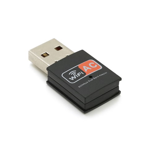 Двохдіапазонний бездротової мережевий адаптер Wi-Fi-USB Merlion LV-UAC09, RTL8811CU, 802.11bgn, 600MB, 2.4 GHz, Blister Q400