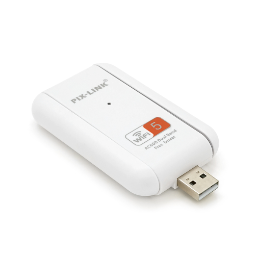 Бездротовий мережевий адаптер Wi-Fi-USB Merlion LV-UAC03D,RTL8811CU, з 2-ма антенами 10см,802.11bgn ,600MB,2.4 GHz,Blister