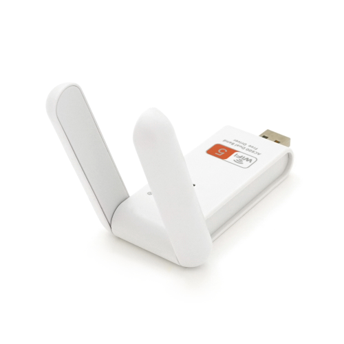 Бездротовий мережевий адаптер Wi-Fi-USB Merlion LV-UAC03D,RTL8811CU, з 2-ма антенами 10см,802.11bgn ,600MB,2.4 GHz,Blister