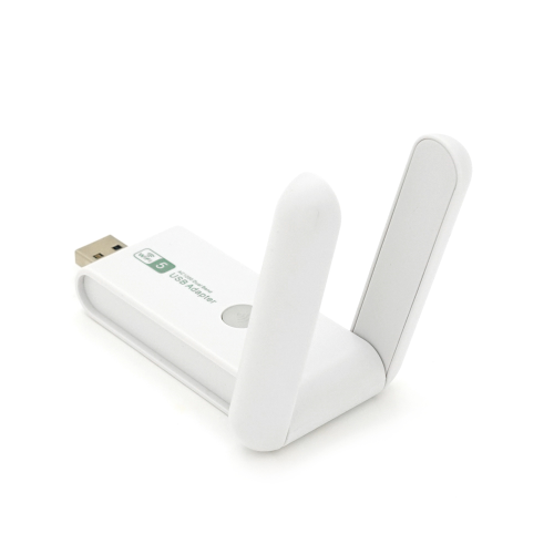 Бездротовий мережевий адаптер Wi-Fi-USB3.0 Merlion LV-UAC15,RTL8812BU, з 2-ма антенами 10см,802.11bgn, 1200MB,2.4 GHz,Blister