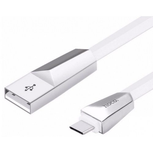 Кабель Hoco X4, Type-C-USB, 2.4A, White, довжина 1.20м, BOX