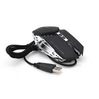 Миша провідна iMICE T80, 7 кнопок, 800 / 1200 / 1600 / 3200 DPI, Led Lighting, 1,5м, Windows XP / Vista / Win7 / 8 / 10 Mac OS X, Black, COLOR BOX, Q40