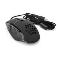 Миша дротова iMICE T90, 8 кнопок, 1200 / 2400 / 4800 / 7200 DPI, Led Lighting, 1,8м, Windows xp / Vista / Win7 / 8 / 10 Mac OS X, Black, COLOR BOX, Q40