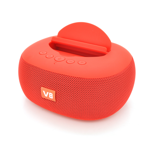 Колонка DV08 Bluetooth 4.1 до 10m, 2х5W, 4&Omega;, 1200mAh, &ge;90dB, TF card / USB, DC 5V, Red