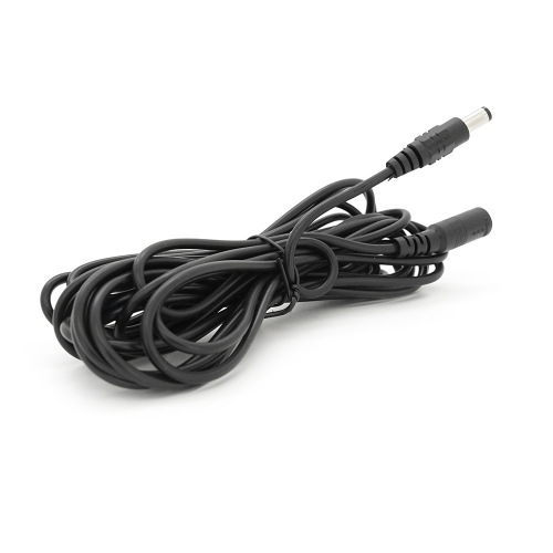 Подовжувач живлення для камер відеоспостереження DC-F =&amp;gt; DC-M (D 5,5x2,5мм) кабель довжиною 5м