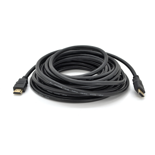 Кабель Ritar Premium PL-HD94 HDMI-HDMI Ultra HD 1080P, 10.0m, v1,4, OD-8.0mm, з фільтром, круглий Black, конектор Gold, Box, Q70