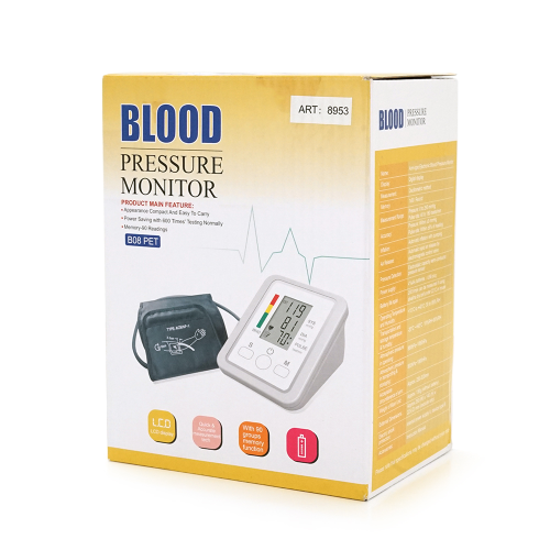 Автоматичний тонометр B08 PET, живлення від 4*ААА, Box
