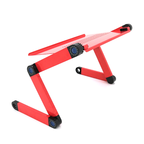 Стіл-підставка для ноутбука Aluminium Laptop Table (420*265), Red, Box