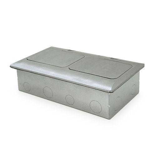 Розетка для підлоги висувна із заземленням J26, чотири розетки, Input: AC 100-250V 16A, White