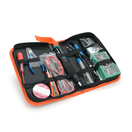 Набір інструментів для пайки HandSkit, 15 предметів + мультиметр