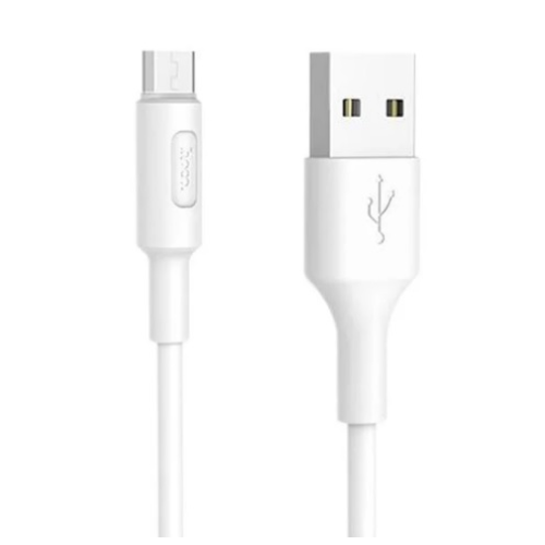 Кабель Hoco X25 Soarer, Micro-USB, 1A, White, довжина 1,2 м, BOX