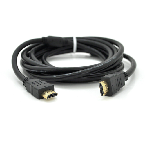 Кабель Ritar PL-HD94 HDMI-HDMI Ultra HD 1080P, 15.0m, v1,4, OD-8.0mm, з фільтром, круглий Black, коннектор Gold, Пакет, Q35