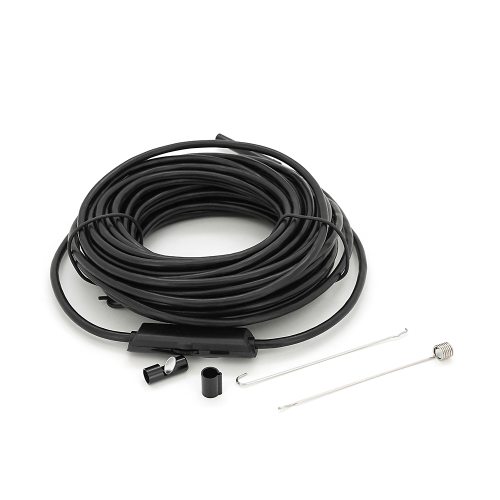 Універсальний ендоскоп 3в1 (USB / MicroUSB / Type-C) для смартфона / ПК, камера 5.5мм, м&apos;який кабель 10м, з LED-підсвічуванням, IP67