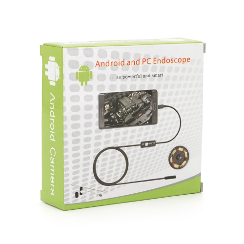 2 в 1 MicroUSB / PC HD ендоскоп, міні камера 7.0 мм, м&apos;який провод, 3,5м