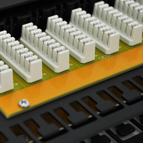 Патч-панель Merlion 48 портiв UTP DUAL кат 6 19 &amp;quot;1U НЕ екранована чорна Q10