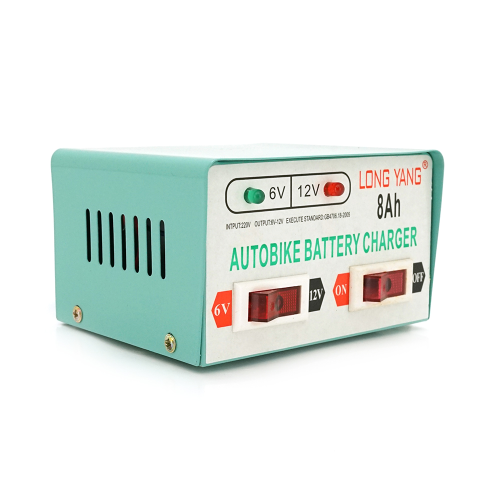 Автомобільне ЗУ 6V / 12V 8А, з індикацією, AC 200V-240V, DC 6V-12V / 0.9A + крокодили, Q20