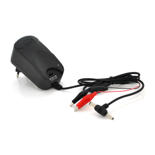 Автоматичний ЗП для акумулятора 6V / 9V / 12V,100-240V,2A, роз&apos;єм живлення DC(5,5*2,5 / 2,5*0,7),клеми(AGM / GEL / Lead)