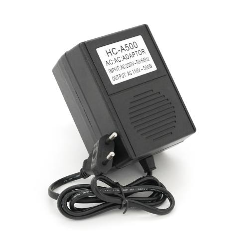 Перетворювач напруги трансформаторний 500W Input 220 V / Output 110V, + універсальна розетка