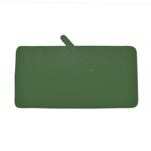 Килимок 300 * 600 шкірзам, двосторонній, товщина 3 мм, Green, BOX