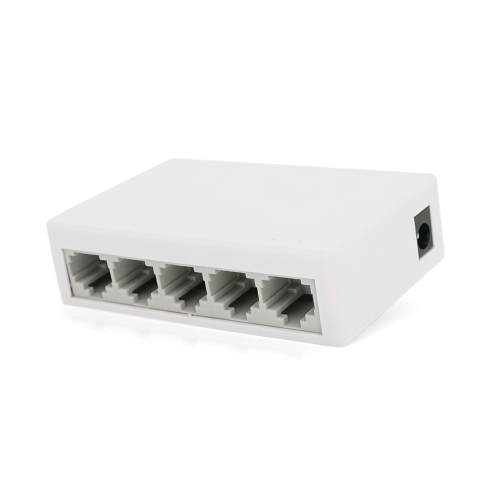 Комутатор JY 5005S 5 портів Ethernet 10 / 100 Мбіт / сек. DC 5 . Блок живлення 5V у комплекті