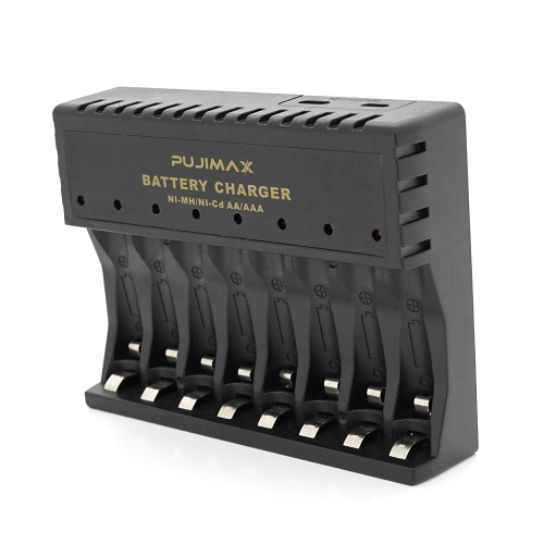 Зарядний пристрій універсальний PUJIMAX, 8 каналів, LED інд.
