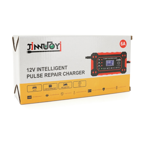Імпульсне ЗУ для акумуляторів RJTianye, 6V / 12V,100-240V, 2A,LCD, клеми(AGM / GEL,Lead)