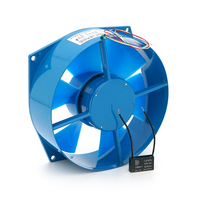 Кулер для охолодження серверних БП 200FZY2-D DC sleeve fan 3pin під паяння - 200*210*71мм, 220V / 0,3A, 2600об / хв, 65W, Blue
