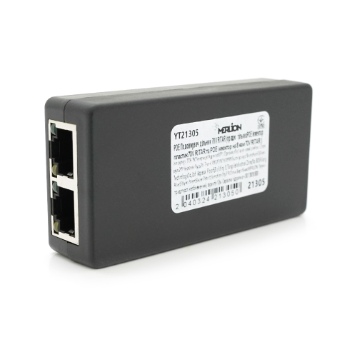 POE подовжувач-дільник RITAR 1 / 2 ( 1 Вх -2 Вих 1000Mpbs POE ) 44-55V- 24W