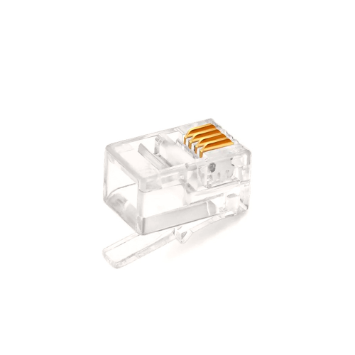 Коннектор RJ-11 6P4C UTP Cat-3 (1000 шт / уп.) Q10
