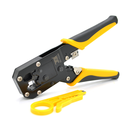 Інструмент G-2118 для обжимання RJ-45 (8P8C) та RJ-12 / 11 (6P4C), Жовті Q10
