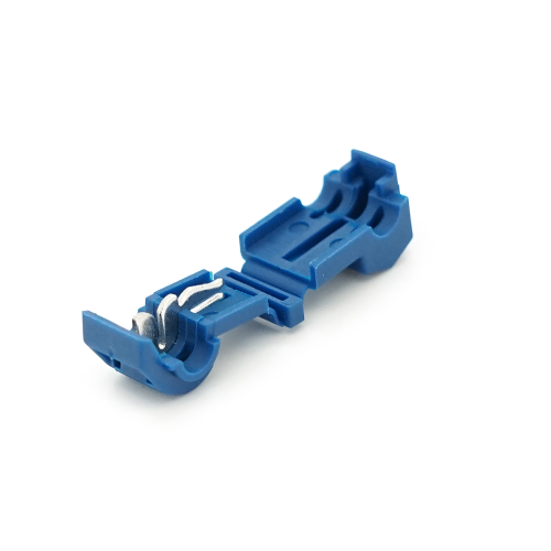 Клеми T-образні обжимні швидкого монтажу, T2+MDFN2-250, 105&amp;deg;C, 15A / 600V, Blue