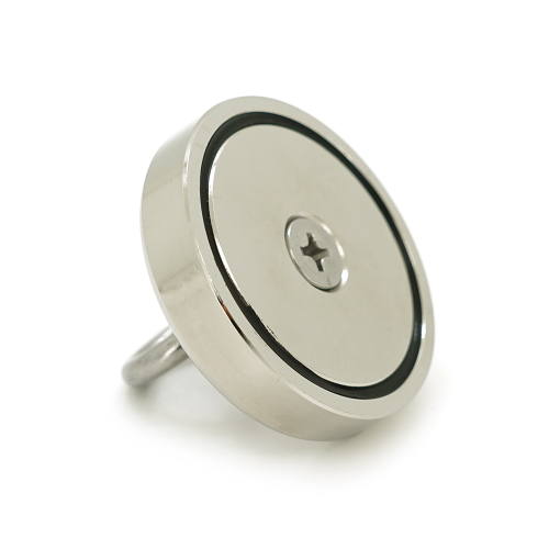 Магніт з кільцем D80, натяжіння 0-250 кг