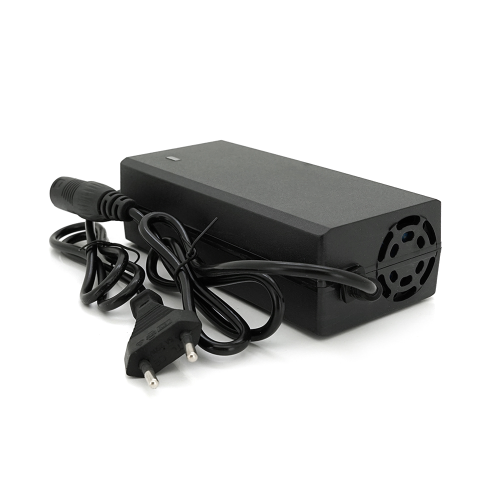 Зарядний пристрій для акумуляторів Li-ion 48V3A(54.6V),13S,штекер 3-pin XLR 18 mm(1+ / 2-),з індикацією,BOX