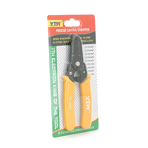 Iнструмент для зачистки кабеля 7-1 Stripper YTH-5022, yellow, AWG24-14