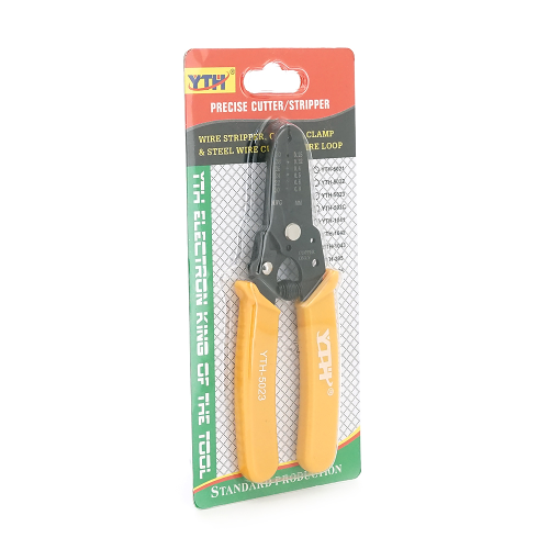 Iнструмент для зачистки кабеля 7-1 Stripper YTH-5023, yellow, AWG30-20