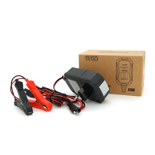 Автомобільне ЗУ BYGD, 6 / 12V, 220-240V, 1,5A, LED-індикація, клемми (AGM / GEL / Lead)