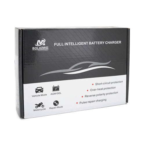 Автоматичне ЗУ для акумулятора 6V / 12V, BLM-B02,100-240V, 1,5A, LCD, клеми(AGM / GEL / Lead)