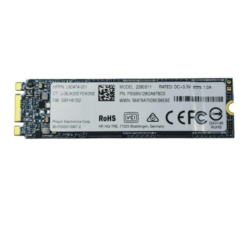 Накопитель SSD  128GB HP M.2 2280 SATAIII TLC (2280S11/PSSBN128GA87BCO)