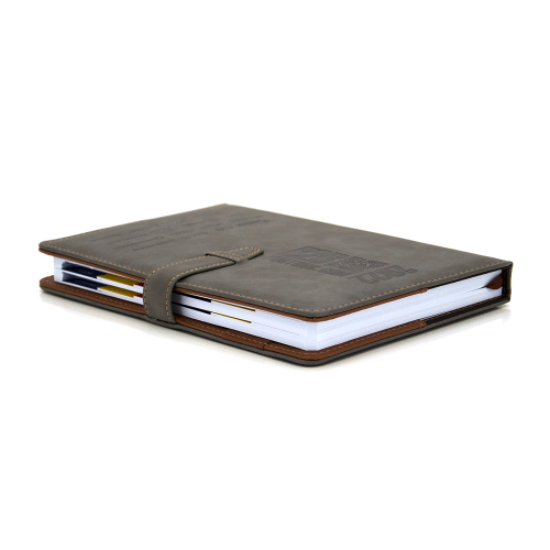 Щоденник Югторг ФІРМОВИЙ 2022, сірий на застібці