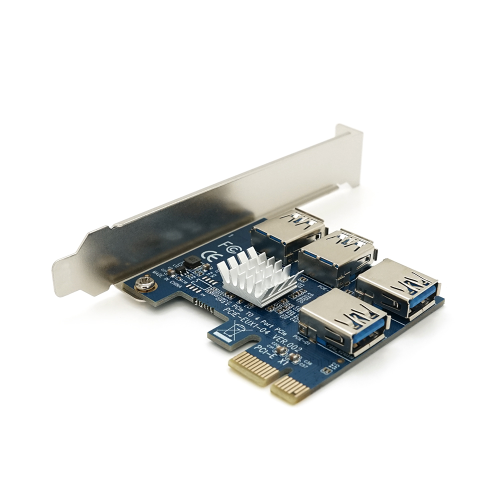 Контролер PCI-Е =&amp;gt; USB 3.0, 4 порта, 5Gbps, OEM