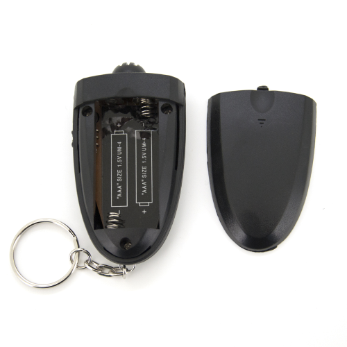 Електронний портативний алкотестер HLCS з підсвічуванням, живлення 2 * ААА