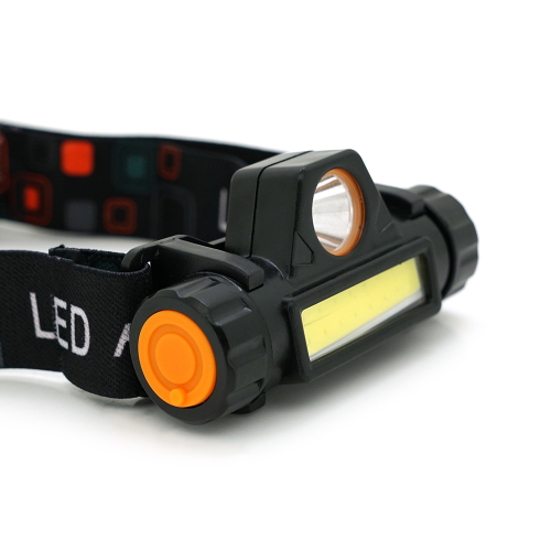 Налобний ліхтарик Voltronic YB-101,1 led 3W, 1 Led Cob, 2 режими, корпус-пластик, водостійкий, ip44, магніт, живлення АКБ вбудований, USB micro кабель, 6400K, BOX