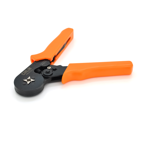 Крімпер CINLINELE HCS8 10SA для обтиску кабельного накінечника, blue-red + набір кабельних наконечників (VE0508, VE7508, VE1008, VE1508, VE2508, VE4009)